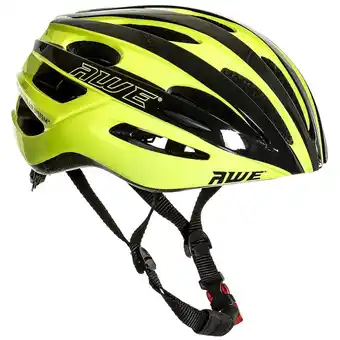 Tesco AWE AweSprint In Mould Adult Bike Helmet Black/Neon 55-58cm Crash Guarantee offer