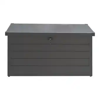 Tesco Living and Home Outdoor Metal Garden Storage Box with Lock, 350L offer