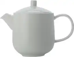 Tesco Maxwell & Williams Tall 6-Cup White Bone China Teapot offer