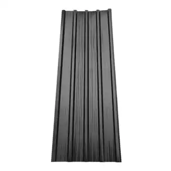 Tesco Living and Home Set of 13 Steel Corrugated Panels - Black offer