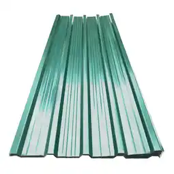 Tesco Living and Home Set of 12 Steel Corrugated Panels- Green offer