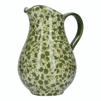 Tesco London Pottery Large Green Decorative Ceramic Water Jug offer