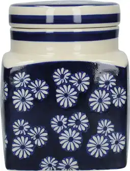 Tesco London Pottery Ceramic Canister Small Daisies offer