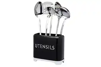 Tesco Lovello Black Utensil Tin offer