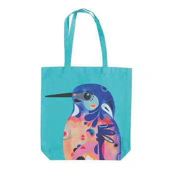 Tesco Maxwell & Williams Pete Cromer Azure KingFisher Tote Bag offer