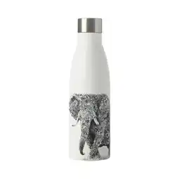 Tesco Maxwell & Williams Marini Ferlazzo 500ml African Elephant Double Walled Insulated Bottle offer