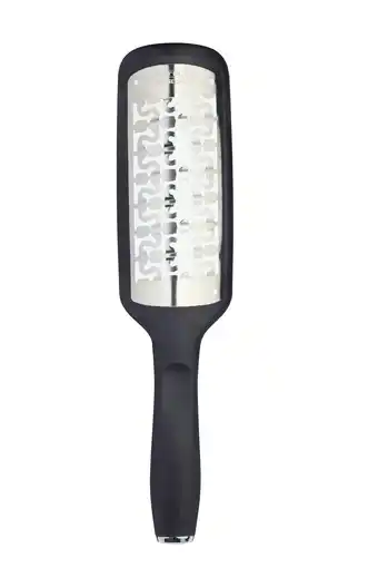 Tesco West Blade Handheld Stainless Steel Cheese Grater with Handle and Coarse Holes offer