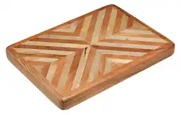 Tesco Thick Wooden Butcher's Block Chopping Board offer