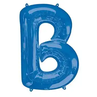 Tesco Blue Letter B Air Fill Foil Balloon 40cm / 16 in offer