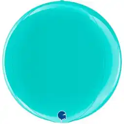 Tesco Tiffany Blue 4D Globe Foil Helium Balloon 38cm / 15 in offer