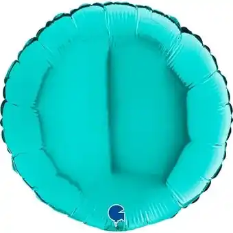 Tesco Tiffany Blue Round Shape Foil Helium Balloon 46cm / 18 in offer