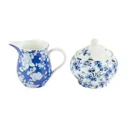 Tesco Mikasa Hampton Porcelain Sugar Bowl and Creamer Set offer