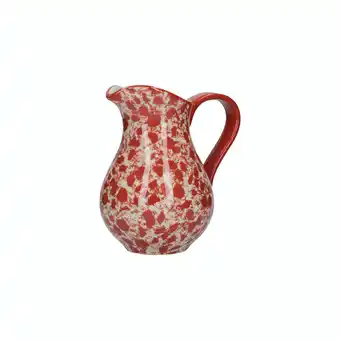 Tesco London Pottery Splash Small Jug Red offer