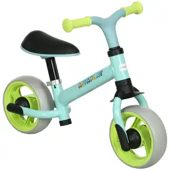 Tesco AIYAPLAY Lightweight Baby Balance Bike w/ Adjustable Seat, EVA Wheels - Green offer