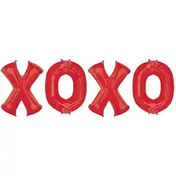 Tesco Red X-O-X-O Hugs and Kisses Foil Balloon Bouquet Kit offer