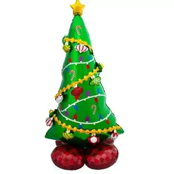 Tesco Christmas Tree Airloonz Air Fill Giant Foil Balloon 149cm / 59 in offer