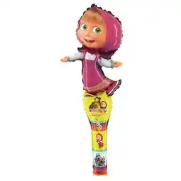 Tesco Masha and the Bear Shake Air Fill Foil Balloon 69cm / 27 in offer