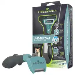 Tesco FURminator Cat Undercoat Deshedding Tool Long Hair Small offer