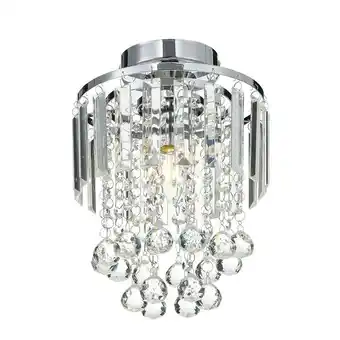 Tesco Living and Home Mordern Crystal Mount Ceiling Light offer