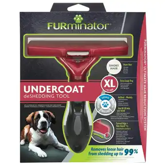 Tesco FURminator Extra Large Dog Undercoat Tool - Long Hair offer