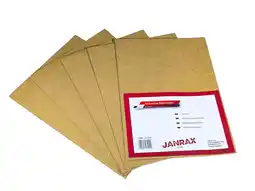 Tesco Pack of 5 A4 Kraft Paper Exercise Book Covers by Janrax offer