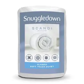 Tesco Snuggledown Scandinavian Hollowfibre Duvet, 4.5 Tog, Double offer