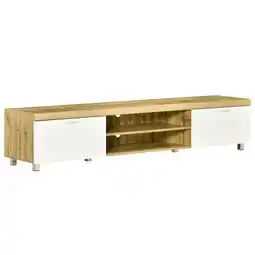 Tesco HOMCOM Modern Unit for TV w/ Cabinet Shelf for Living Room offer