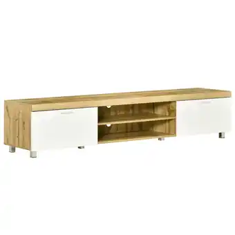 Tesco HOMCOM Modern Unit for TV w/ Cabinet Shelf for Living Room offer