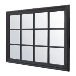 Tesco Living and Home Large Rectangular Wall Mirror - 120*80cm - Black offer