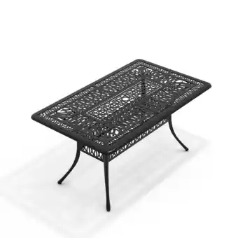 Tesco Living and Home Vintage Rectangular Cast Aluminum Garden Bistro Table offer