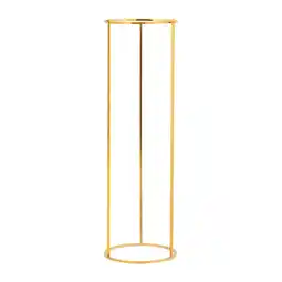 Tesco Living and Home Metal Flower Stand for Wedding and Party, 31x31x100cm, Gold offer