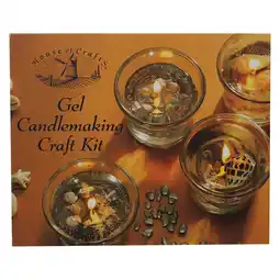 Tesco House of Crafts Gel Candlemaking Craft, Clear, Single Craft Kit offer