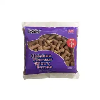 Tesco Pointer Chicken Gravy Bones 400g (Pack of 6) offer