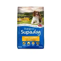 Tesco Burgess Supadog Adult Dry Dog Complete Tasty Chick 12.5kg offer