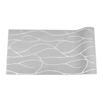 Tesco Living and Home 3D Stripe Non-Woven Wallpaper Roll, 950cm, Smoke Grey offer