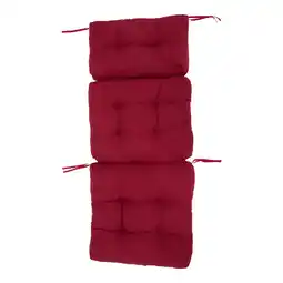 Tesco Living and Home Adirondack Patio Chair Cushion, 130x55cm, Wine Red offer