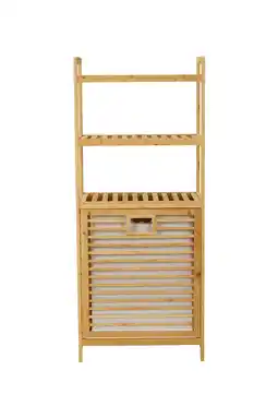 Tesco Living and Home Freestanding Bamboo Laundry Hamper offer