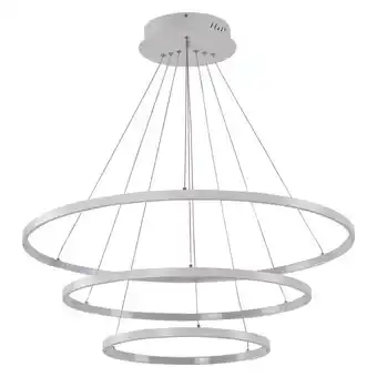 Tesco Living and Home Modern Tiered LED Ceiling Hanging Pendant Light, 40+60+80cm, 81w offer