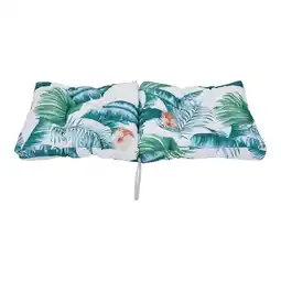 Tesco Living and Home Outdoor Thickened Chair Cushion, Hawaiian Style, 106x53cm offer