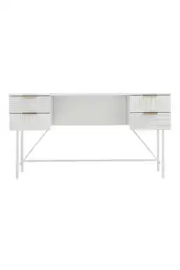 Tesco Living and Home White Striped Study Desk offer