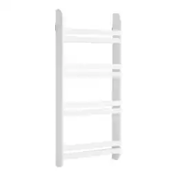 Tesco Living and Home 4-Tier Modern Wall-Mounted Shelf - 53*12*118cm - White offer