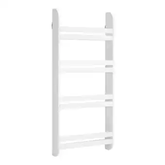 Tesco Living and Home 4-Tier Modern Wall-Mounted Shelf - 53*12*118cm - White offer