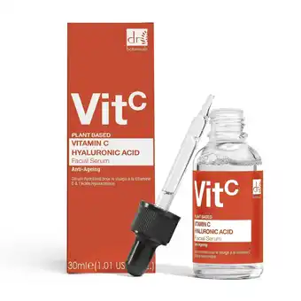 Tesco Dr Botanicals Vitamin C 5% & Hyaluronic Acid 2% Hydrating Facial Serum 30ml offer