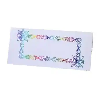 Tesco Multi Coloured Foil Print Place Cards - Pack of 10 offer