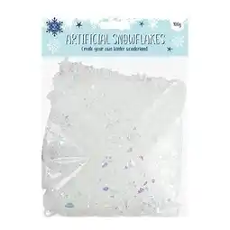 Tesco Christmas Artificial Snowflakes 100g offer