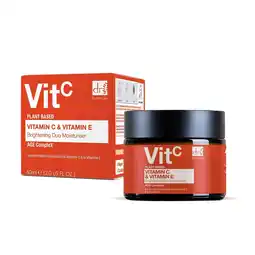 Tesco Dr Botanicals Vitamin C 1% & Vitamin E Brightening Duo Moisturiser 60ml offer