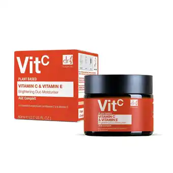 Tesco Dr Botanicals Vitamin C 1% & Vitamin E Brightening Duo Moisturiser 60ml offer