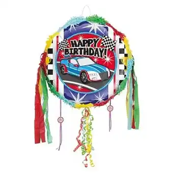 Tesco Sports Car Birthday Pull String Pinata offer