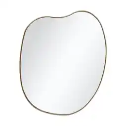 Tesco Living and Home Metal Framed Wall Mirror - 47.5x3.5x61cm - Gold offer