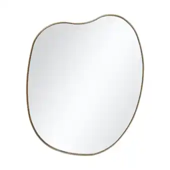 Tesco Living and Home Metal Framed Wall Mirror - 47.5x3.5x61cm - Gold offer